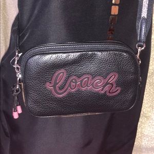Coach  Crossbody Bag graffiti pink